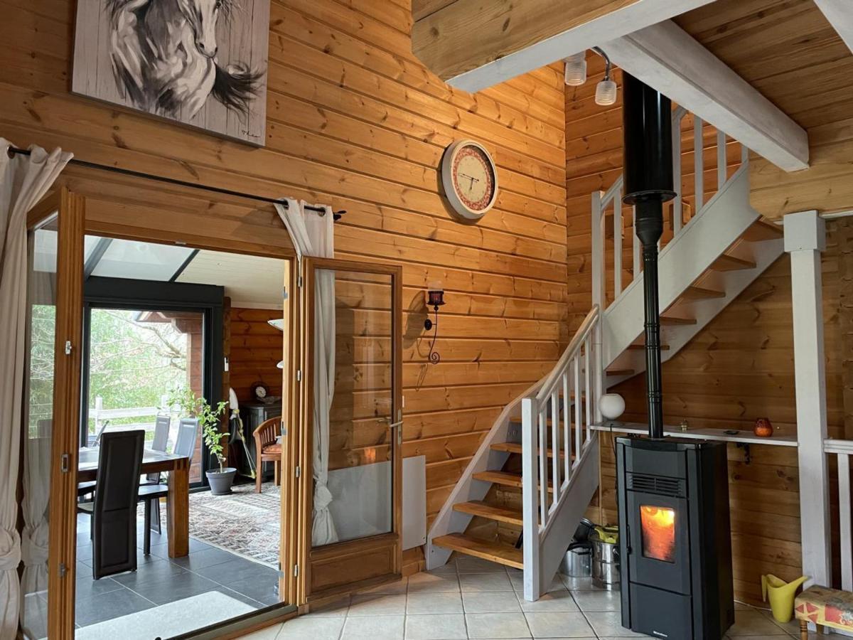 Villa Chalet De Charme Avec Sauna Et Piscine Couverte, Proche De Vichy, Tout Confort, Animaux Acceptes - Fr-1-489-370 Saint-Rémy-en-Rollat Exterior foto